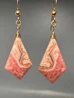 Pair of Rhodochrosite Earrings
