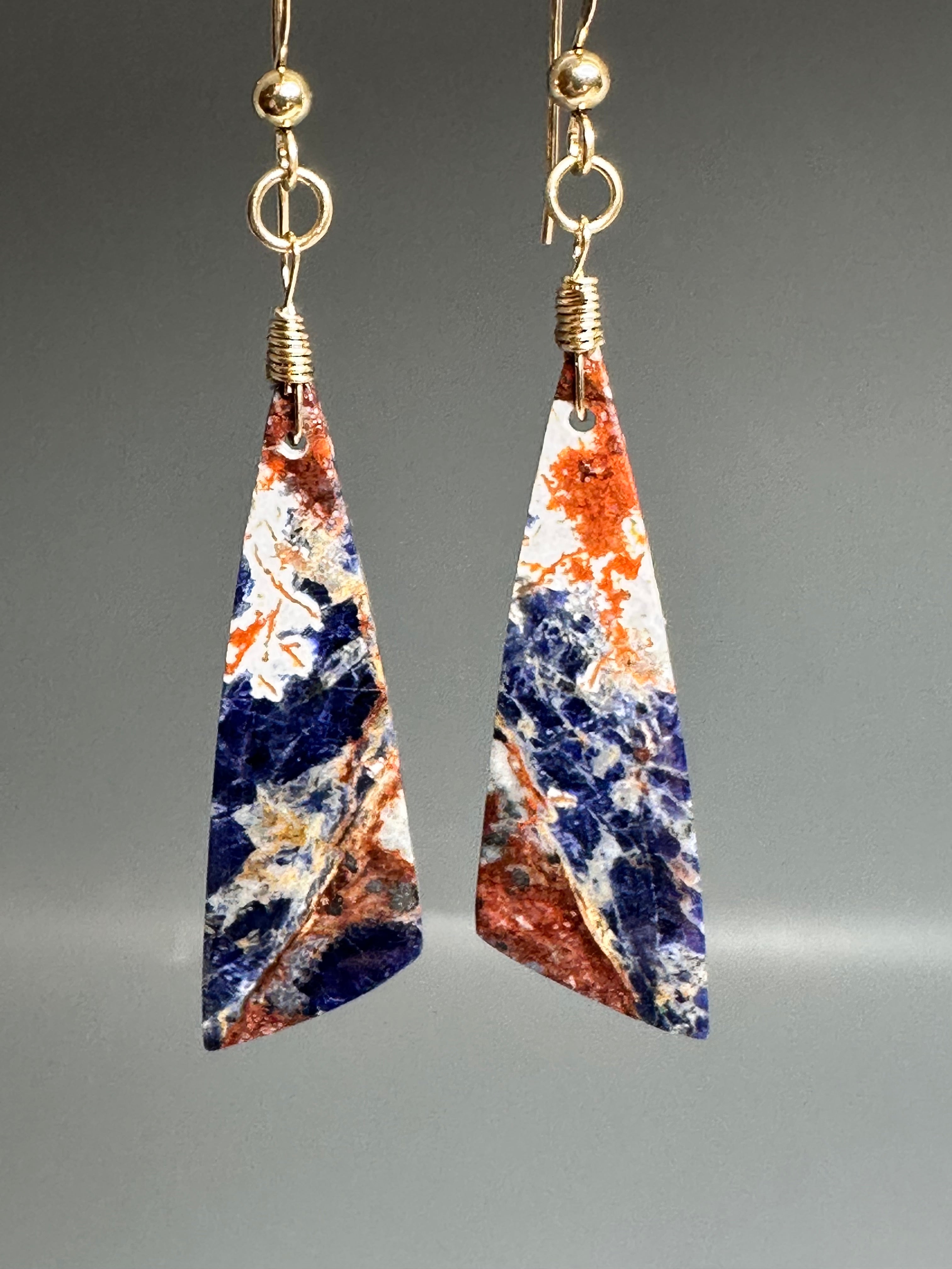 Pair of Sodalite Earrings