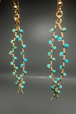 Turquoise Leila Double Earring