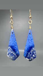 Dumortierite Drop Earrings
