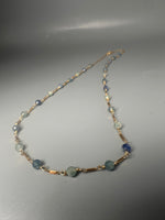 Natural Aquamarine Layering Necklace
