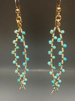 Turquoise Leila Double Earring
