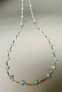 Lavender Ethiopian Opal Layering Necklaces