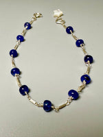 Sterling Sapphire Layering Bracelet