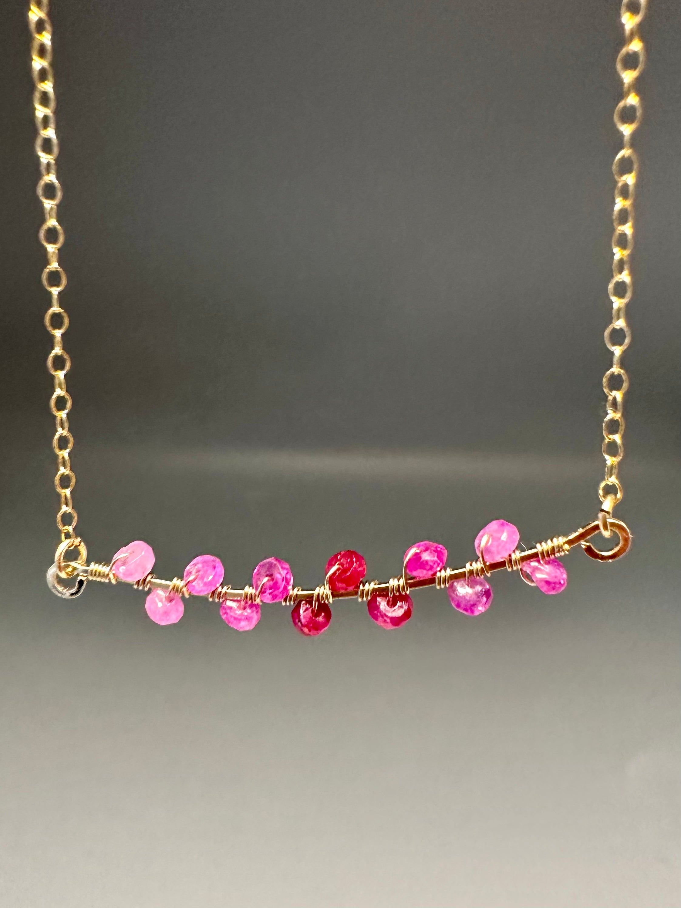 Leila Ruby Necklace