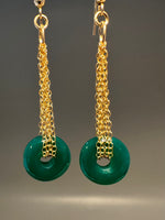 Green Onyx Earrings