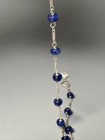 Sterling Sapphire Layering Bracelet