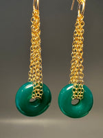 Green Onyx Earrings