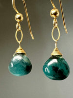 Mini Grandidierite Earrings