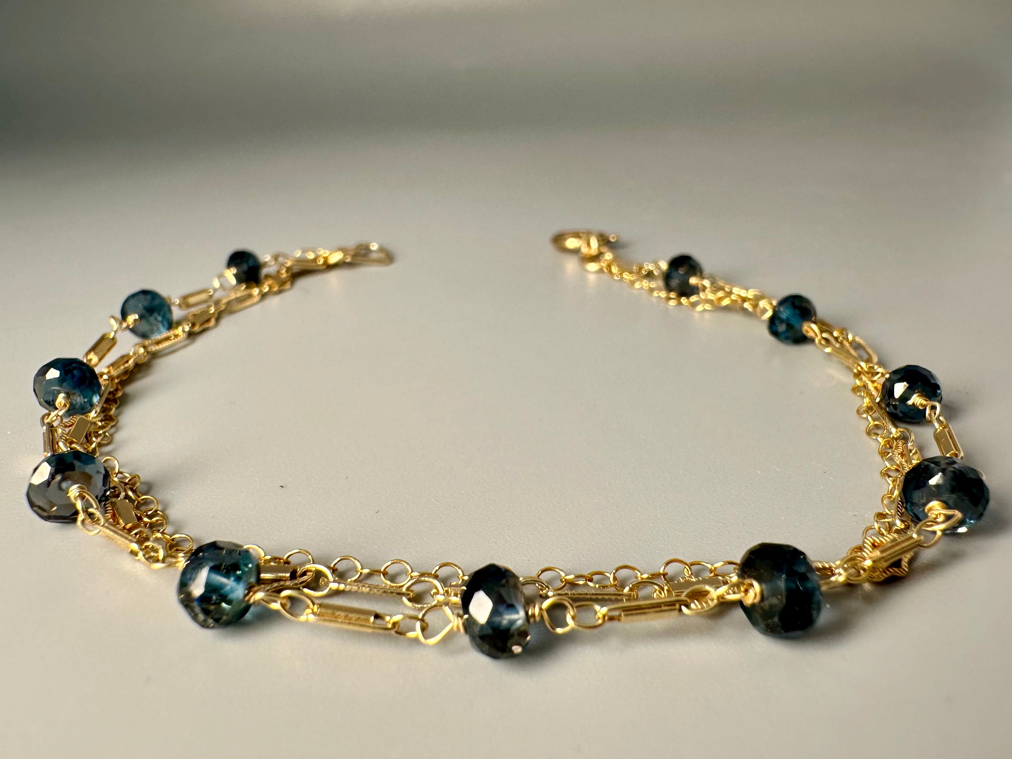 London Blue Topaz Layering Bracelet