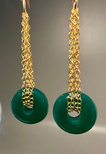 Green Onyx Earrings