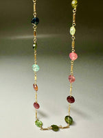 Multi Color Tourmaline Necklace