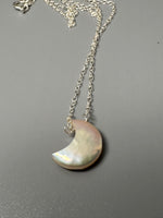 Freshwater Pearl Moon Necklace