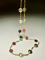 Multi Color Tourmaline Necklace