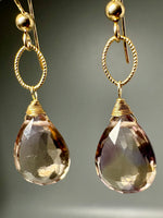 Pair of Ametrine Earrings