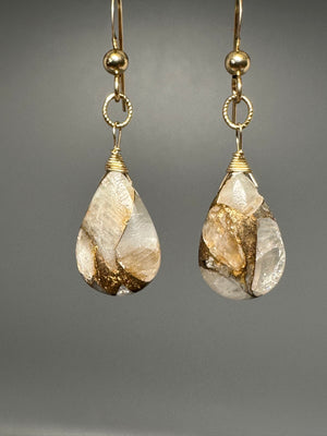 Copper Calcite Earrings