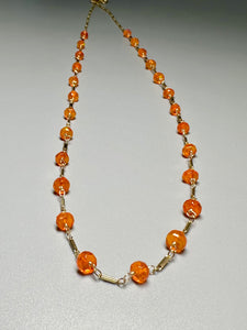 Fire Ethiopian Opal Layering Necklace