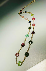 Multi Color Tourmaline Necklace