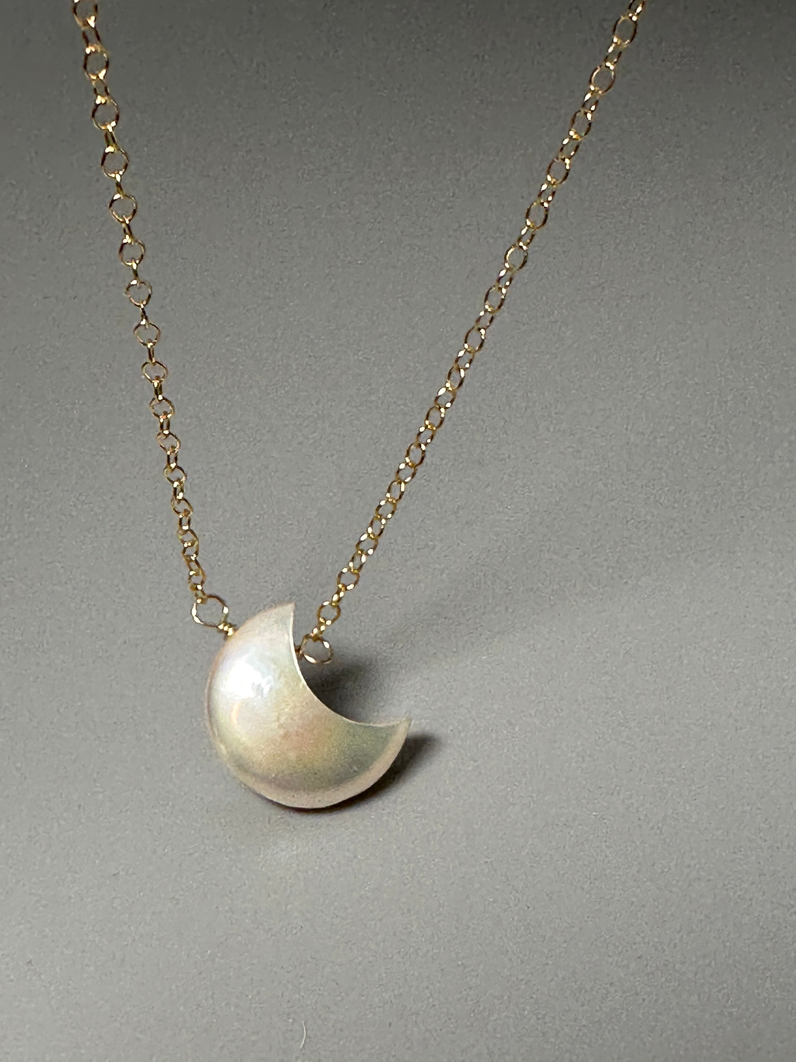 Freshwater Pearl Moon Necklace