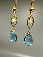 Swiss Blue Topaz Earrings