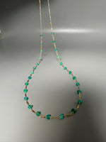 Green Ethiopian Opal Layering Necklace