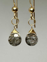 Rutilated Quartz Mini Earrings