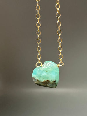 Emerald Mini Necklace
