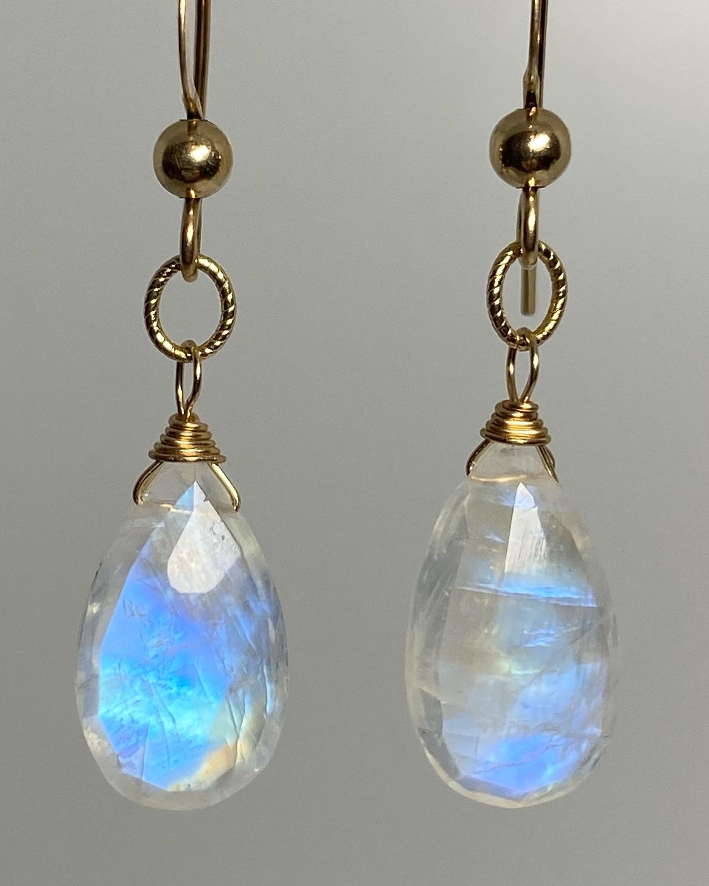 Pair of Moonstone Earrings
