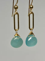 Pair of Grandidierite Earrings