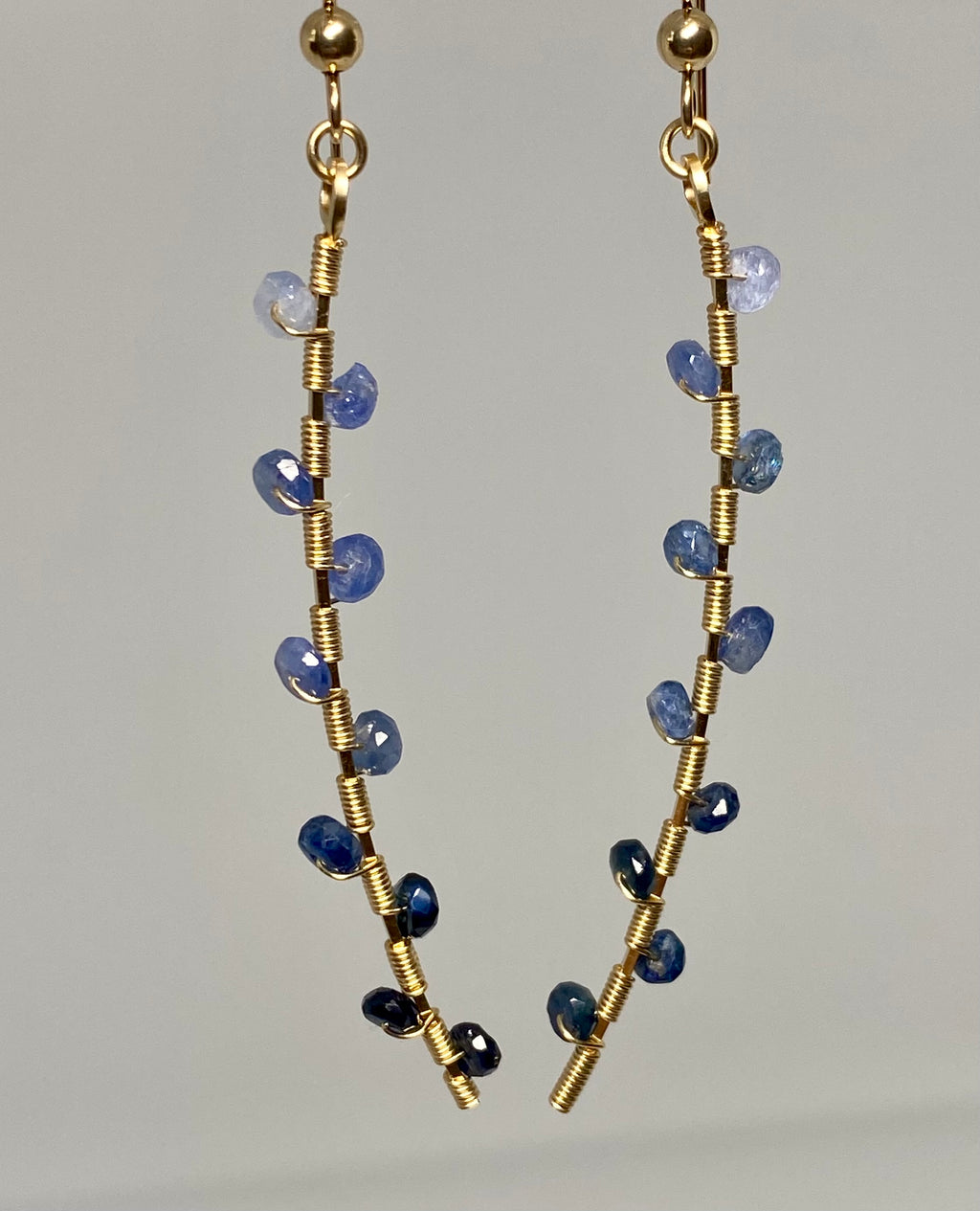 Leila Blue Sapphire Earrings