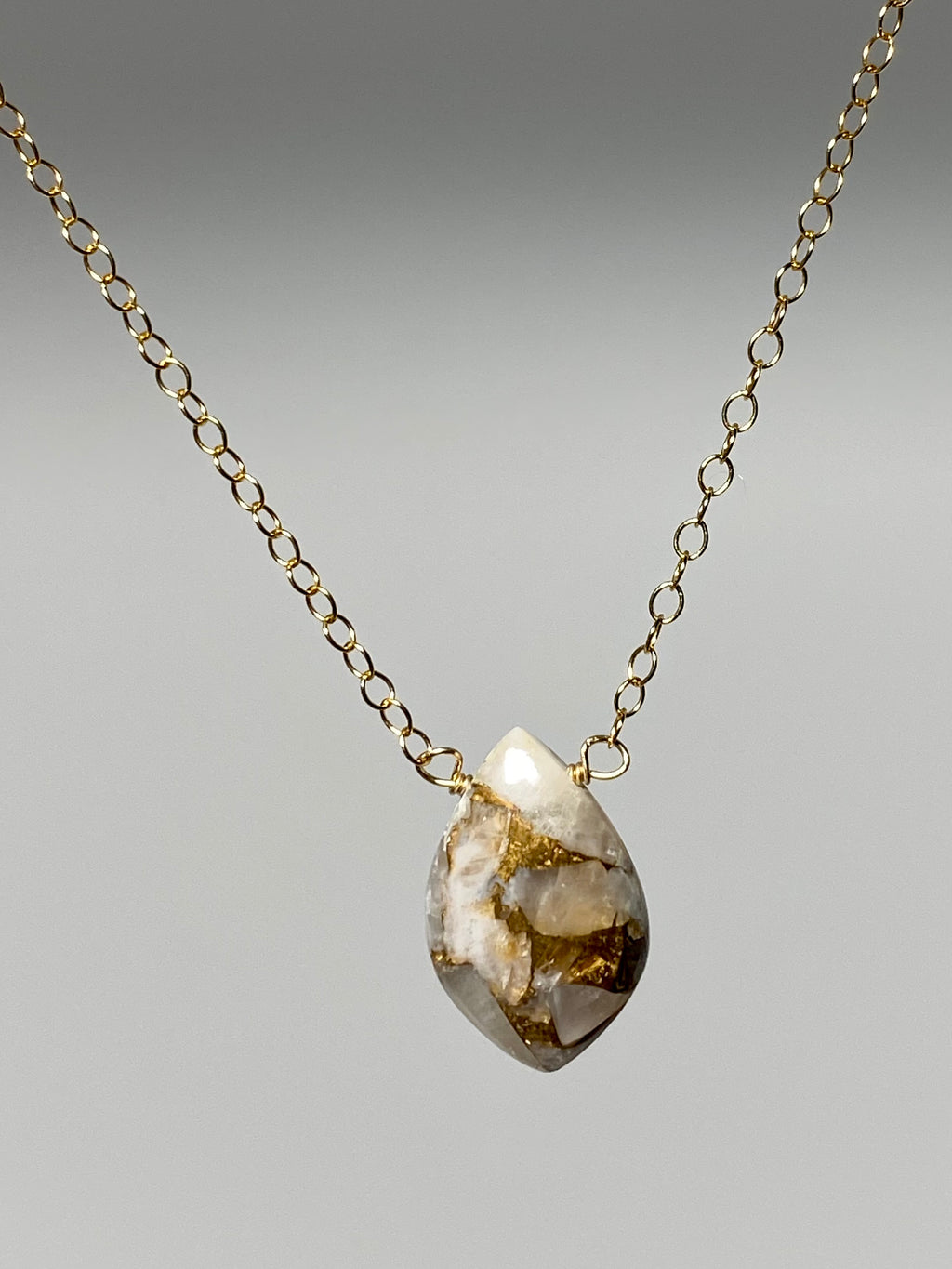 Copper Calcite Necklace