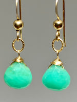 Chrysoprase Mini Earrings