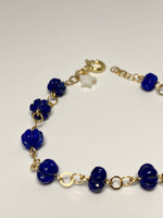 Lapis Rondelle Bracelet