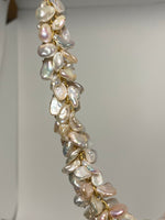 Keshi Pearl Cluster Necklace