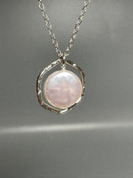 Coin Pearl Framed Necklace