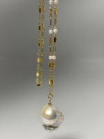 Baroque Pearl Lavaliere Necklace