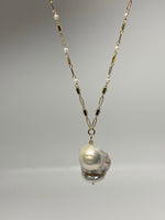 Baroque Pearl Lavaliere Necklace