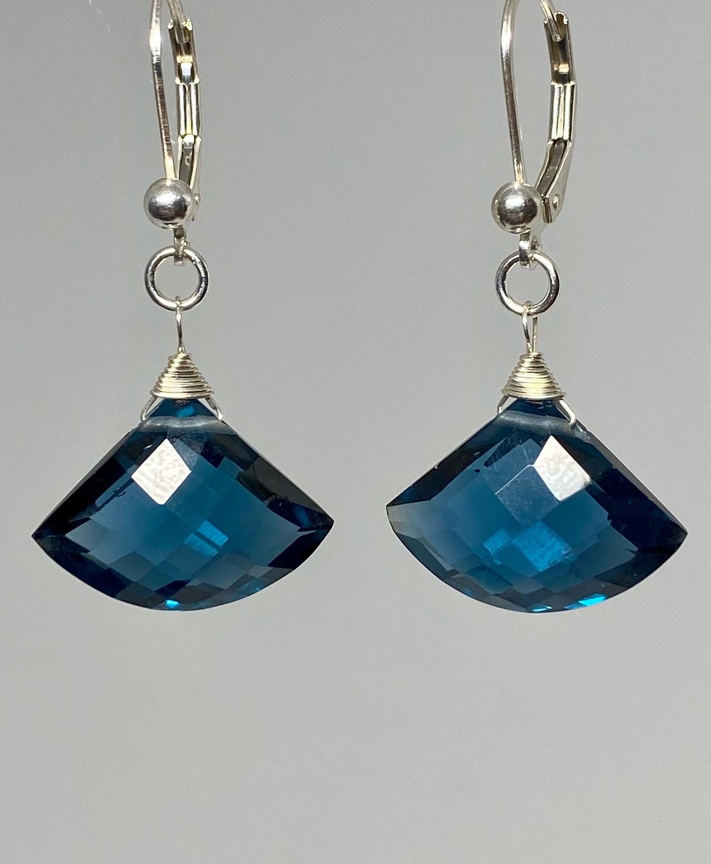 Hydro London Blue Quartz Earrings