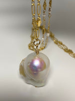 Baroque Pearl Lavaliere Necklace