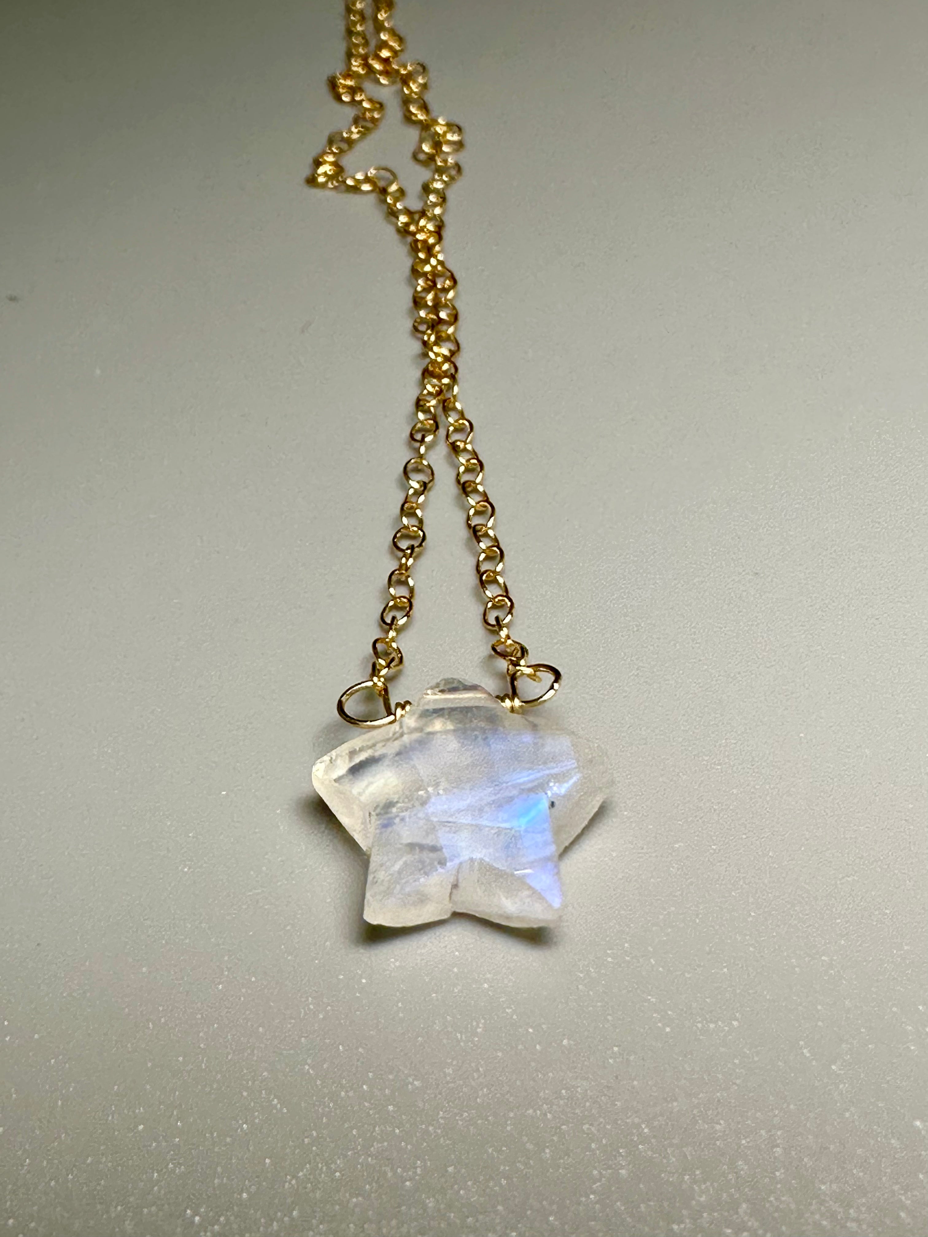 Moonstone Star Necklace – Smashing Jewels Moonstone Star Necklace – Smashing Jewels
